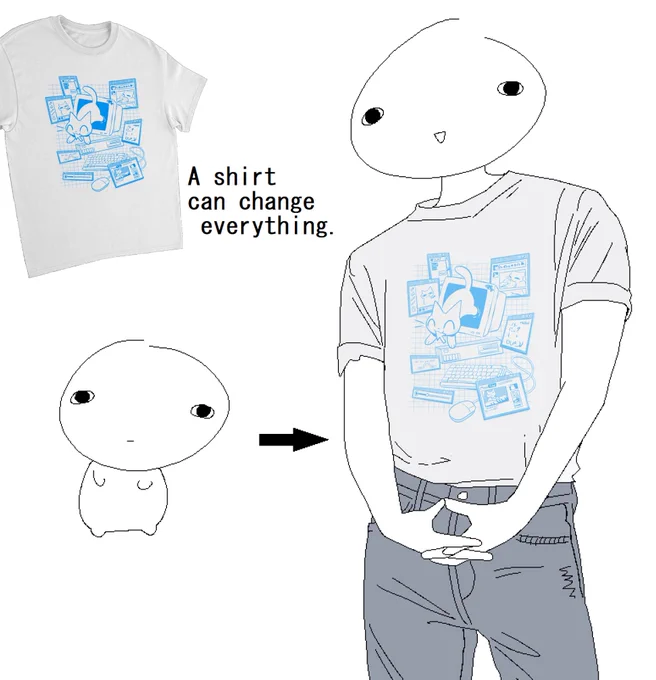 Check out the shirt design my friend made! 