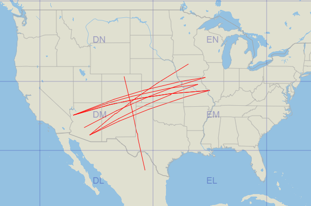 The animated map of the 2m Sporadic-E event in North America on June 26th is available at dxmaps.com/esmapsna.html

Non-animated maps are also available at dxmaps.com/esmapsnaf.html

#SporadicE #vhf #2mband #144Mhz