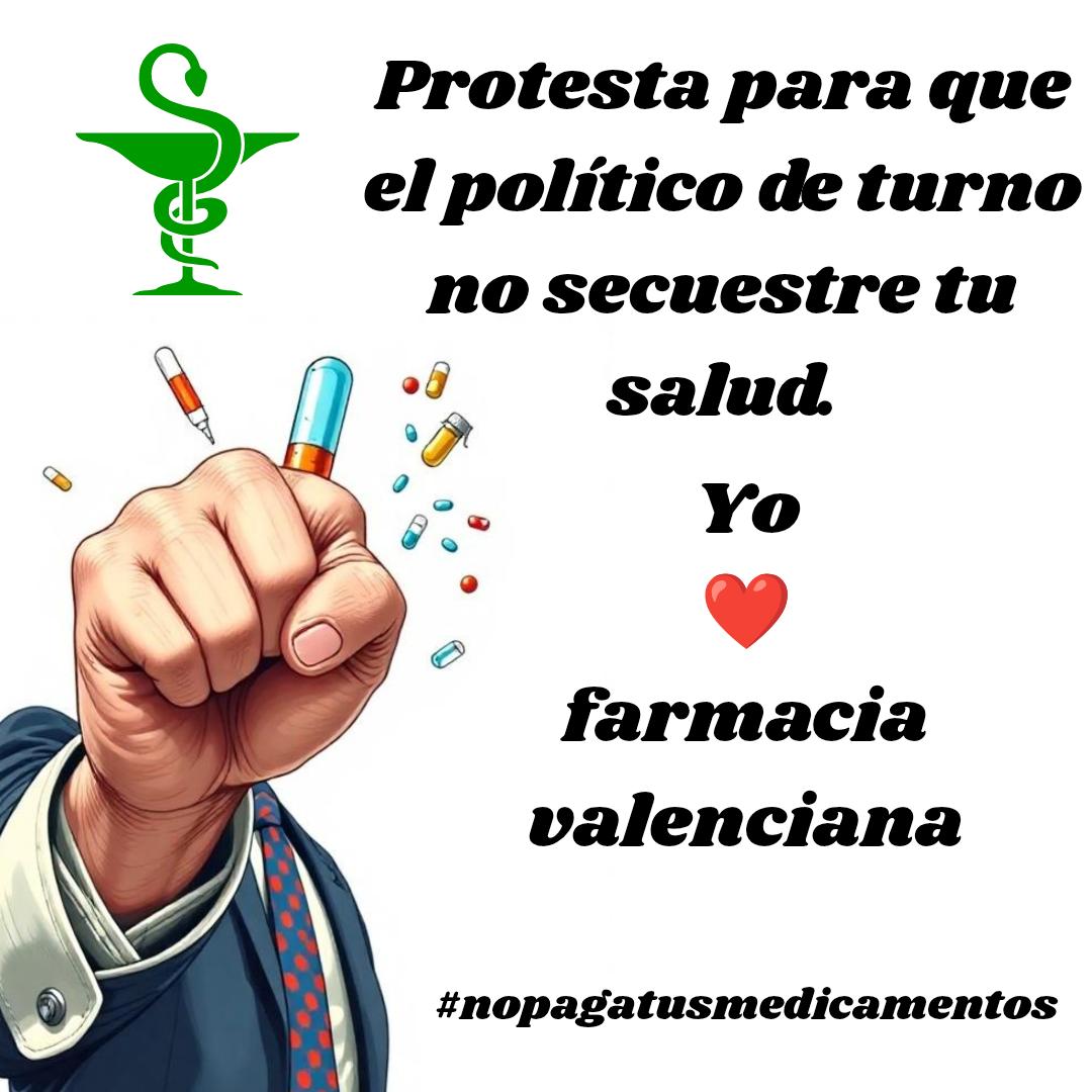 ¿ Conocéis algún trabajo en el que no se cobre nada? Pues eso es lo que van a cobrar los farmacéuticos valencianos. #nopagatusmedicamentos #stopimpagos <a href="/rut_merino/">Ruth Merino</a> <a href="/elmundoes/">EL MUNDO</a> <a href="/micofvlc/">Micofvlc</a>  <a href="/ppopular/">Partido Popular</a> <a href="/vox_es/">VOX 🇪🇸</a> <a href="/PSOE/">PSOE</a>  <a href="/laSextaColumna/">laSexta Columna</a> <a href="/laSextaXplica/">laSexta Xplica</a> @carlos_mazon_ <a href="/Monica_Garcia_G/">Mónica García</a>