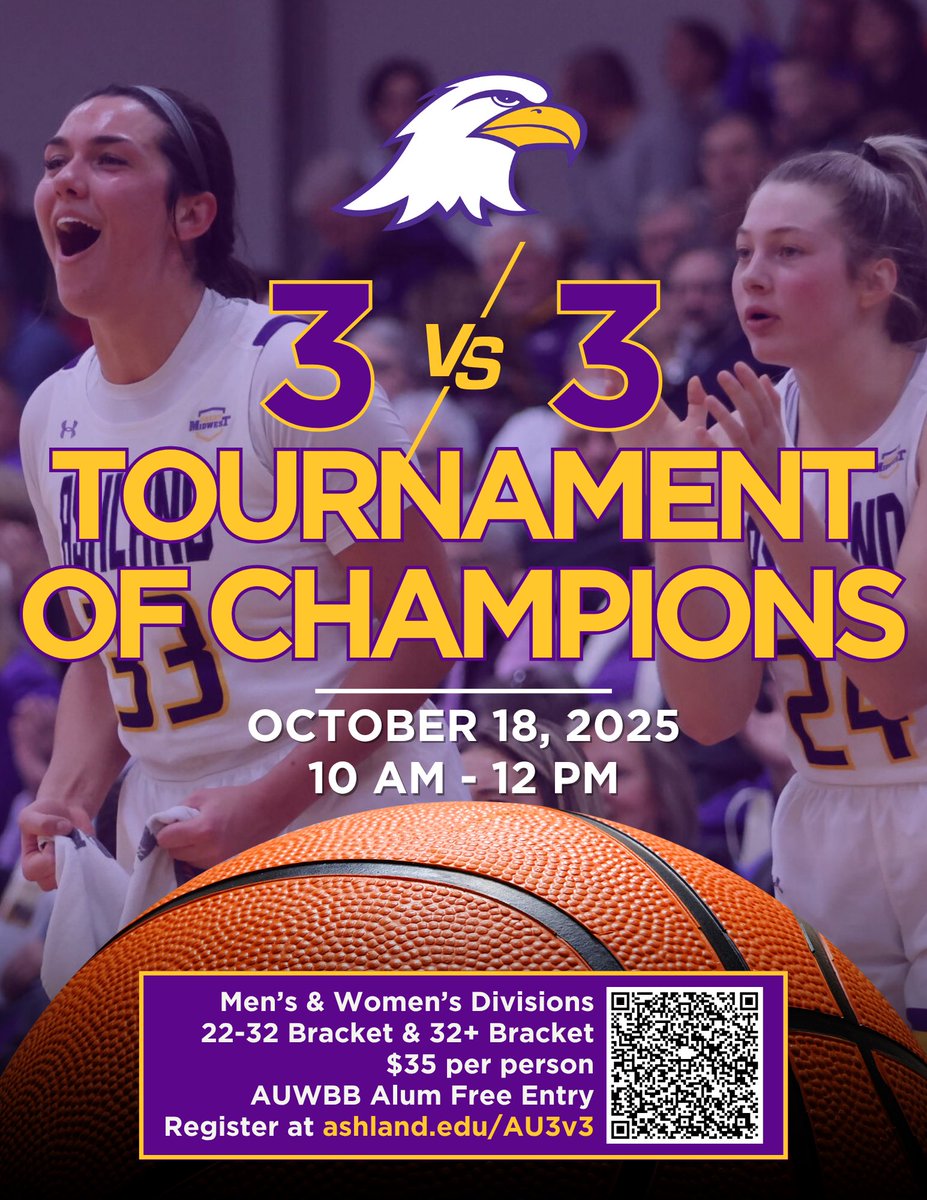Ashland Womenโs Basketball (@ashlandwbb) on Twitter photo ๐๐๐๐๐๐๐๐๐๐ ๐๐
๐๐๐๐๐๐๐๐๐ ๐๐๐ ๐๐๐๐๐๐๐๐ ๐
๐๐ ๐๐๐๐ ๐!
Introducing a womenโs AND menโs division!
๐๐๐๐ ๐๐๐๐ ๐๐๐๐๐๐๐๐๐! See you in Kates Gym on October 18th!!
๐๐ฆ
๐๐ ๐๐๐๐๐๐๐๐๐๐ ๐๐
๐๐๐๐๐๐๐๐๐ ๐๐๐ ๐๐๐๐๐๐๐๐ ๐
๐๐ ๐๐๐๐ ๐!
Introducing a womenโs AND menโs division!
๐๐๐๐ ๐๐๐๐ ๐๐๐๐๐๐๐๐๐! See you in Kates Gym on October 18th!!
๐๐ฆ
๐๐
