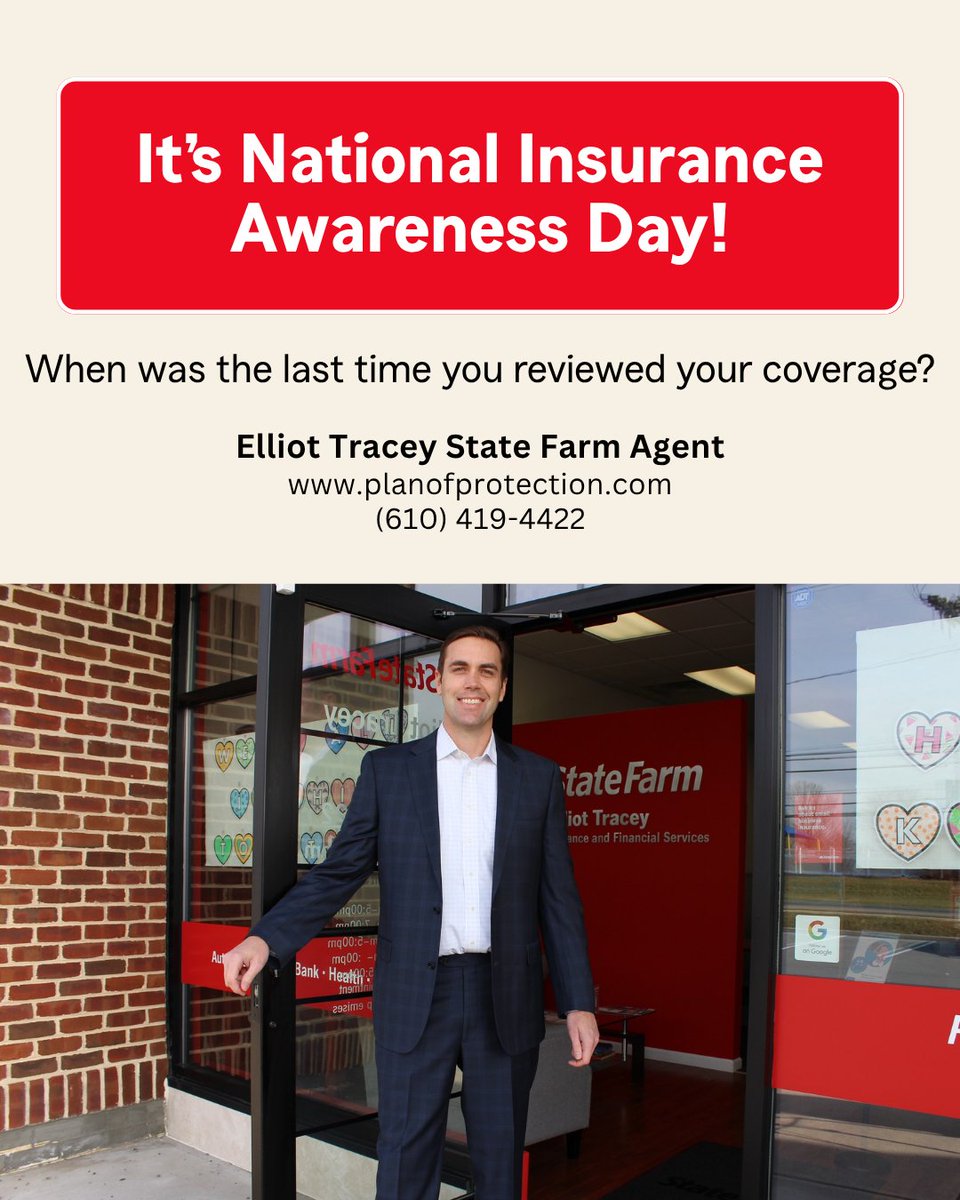 ElliotFarm's tweet photo. When was the last time you planned to check your insurance? National Insurance Awareness Day is a good time to start. Our team makes it simple to review, adjust, and move forward with confidence. #NationalInsuranceAwarenessDay #SwitchToElliotTracey https://t.co/tofUzLEQLA