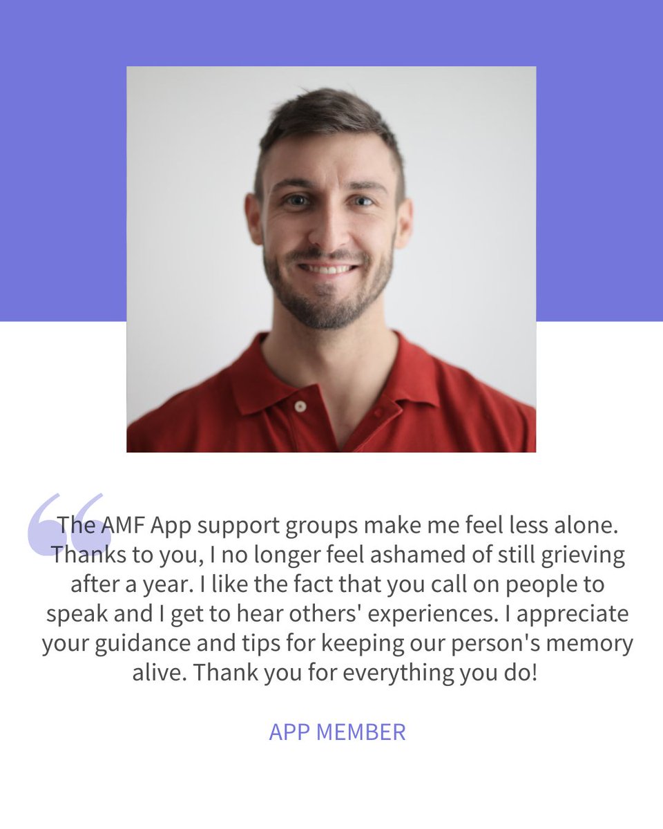Find support and understanding with the Actively Moving Forward (AMF) app. Join us today: surveymonkey.com/r/AMF_App or tap on the link in bio.