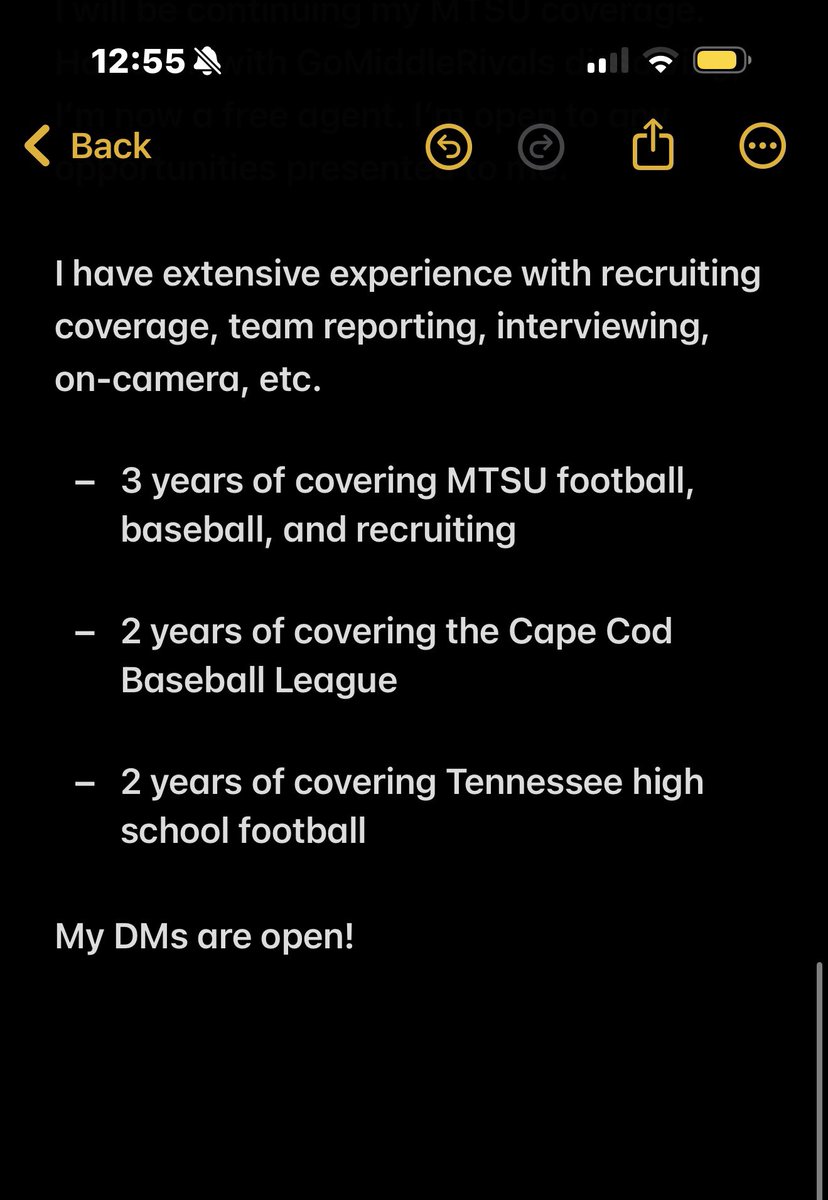 I was only with Rivals for one year, but I’ll always cherish the memories and opportunities the outlet gave me.

Thank you to everyone who’s been with me on my journey.

This is not the end, this is just the beginning!