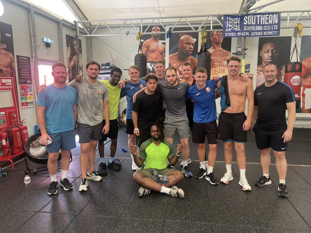 Wayne Priestman (@waynepriestman) on Twitter photo Quality session today for my <a href="/MetrogasFC/">Metrogas FC</a> boys away from the pitch and in the boxing gym for some Cardio and strength and conditioning work with Georgio. Work rate and attitude was spot on. Quality session today for my <a href="/MetrogasFC/">Metrogas FC</a> boys away from the pitch and in the boxing gym for some Cardio and strength and conditioning work with Georgio. Work rate and attitude was spot on.