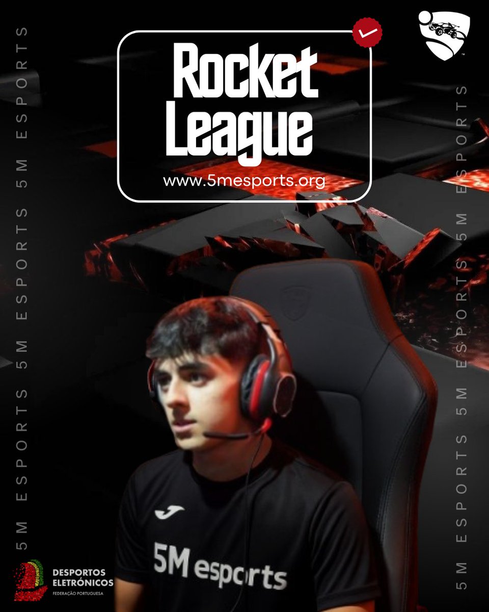 5M ESPORTS (@5m_esports) on Twitter photo 🏆 Taça de Portugal 2025 - Rocket League - Qualificador 1 📷5M equipa apurada para os playoffs no dia 06/07 são: 📷<a href="/5M_Esports/">5M ESPORTS</a> 📷 🏆 Taça de Portugal 2025 - Rocket League - Qualificador 1 📷5M equipa apurada para os playoffs no dia 06/07 são: 📷<a href="/5M_Esports/">5M ESPORTS</a> 📷