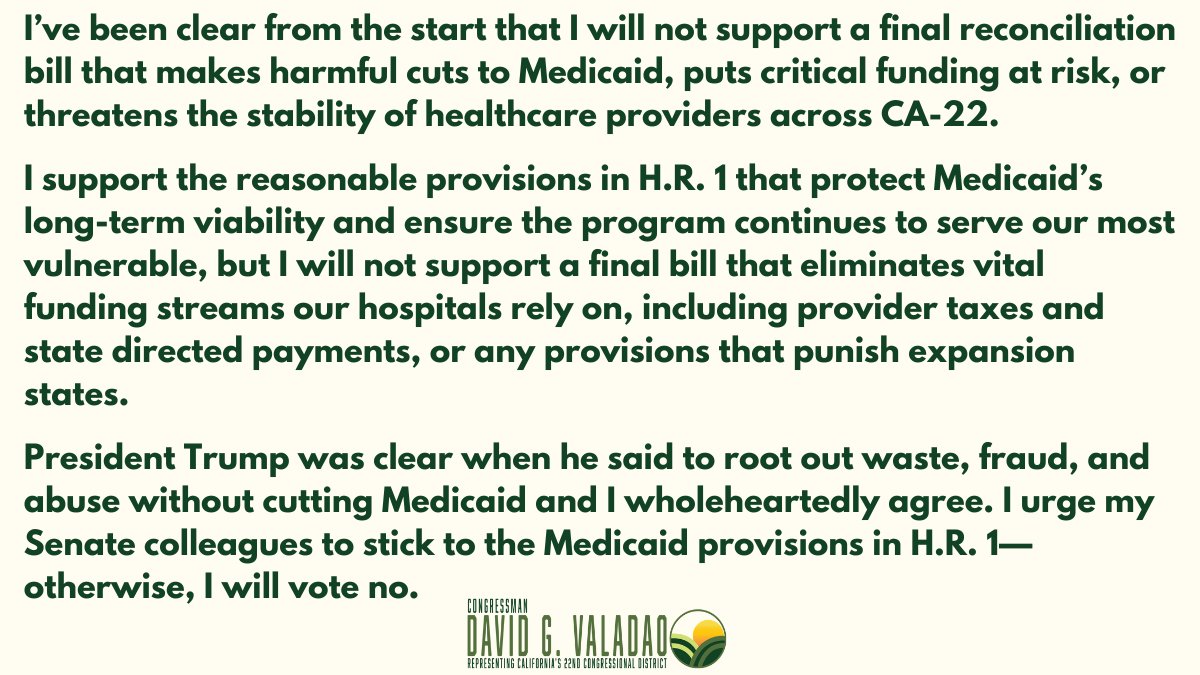 Rep. David Valadao tweet media