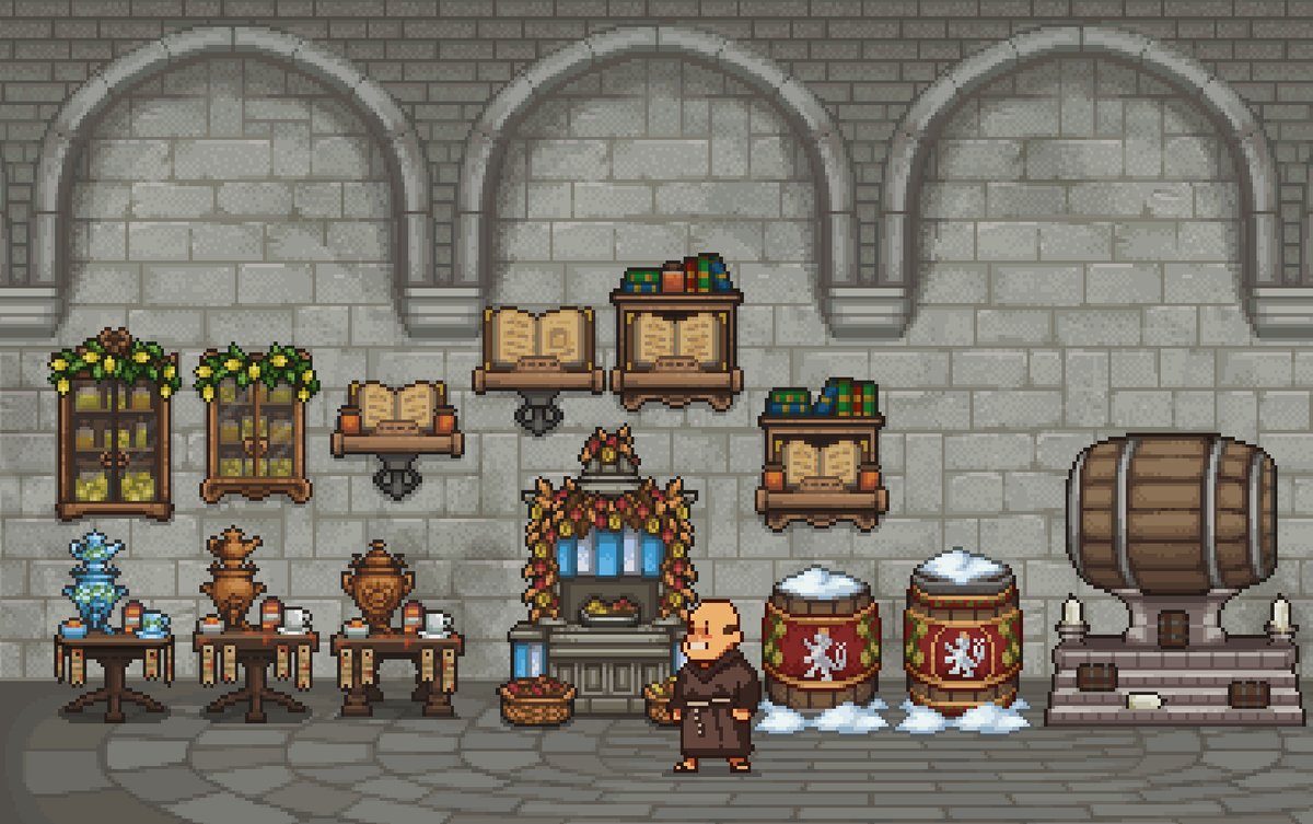 Ham_Rav's tweet image. Just because Ale Abbey recently got a major update, don't mean we can't work on the next one!🍻⛪ And that means new trophies🏆 ... and adding new trophies also means facing new challenges😉
#indiegame #tycoon #screenshotsaturday