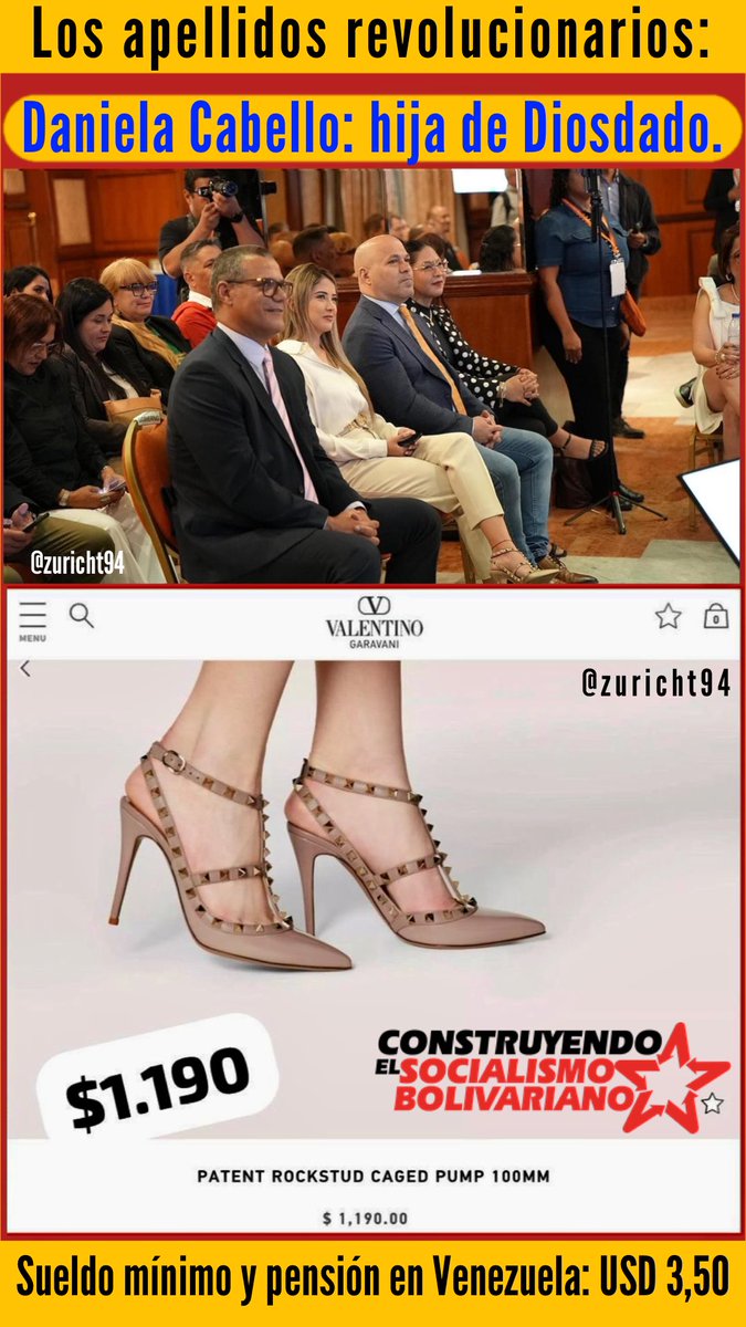 zuricht94's tweet image. Para el pueblo las sobras y para la burguesía revolucionaria los lujos.

¿Igualdad?