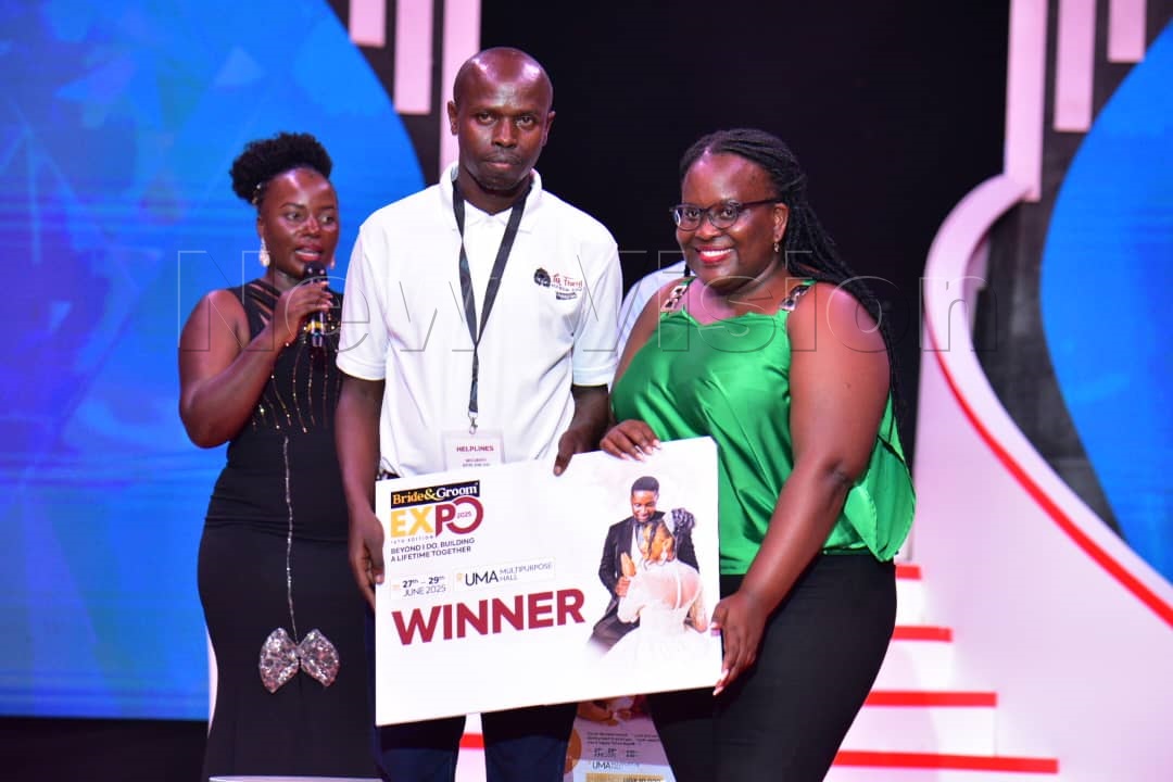 Prisca Tumuheirwe is the first lucky bride to win the grand honeymoon getaway at <a href="/LafangEcoResort/">La Fang Eco Resort</a>, Dolwe. She walks away with a fully paid escape, two nights and three days of pure romance on the island.

In the photo (left) is Clifford Kengara Nyairo, Head of Marketing at La