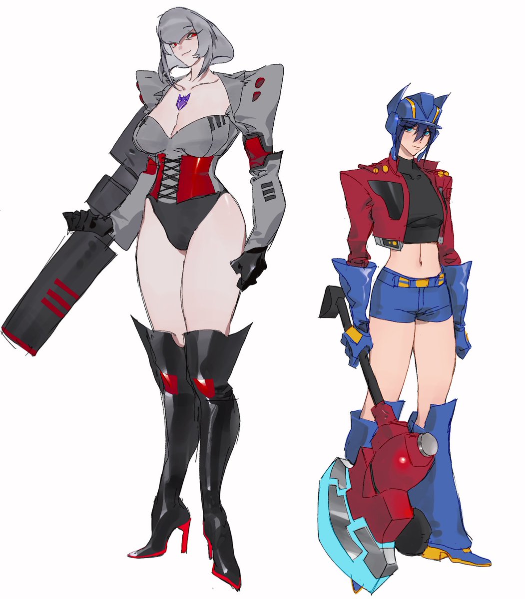 #TF擬女化 
op&amp;mega