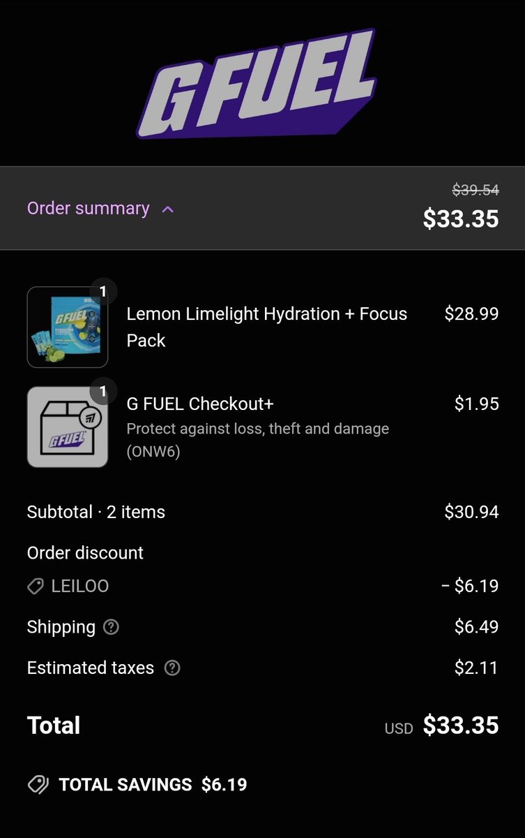 Drkscorpion77's tweet image. Had to restock on my favorite flavor of @GFuelEnergy Hydration+Focus packets!
As a welcome to the fam, it really meant a lot to use codes from all those that I brought into the Ambassador Program & @LeilooD & the others are definitely killing it since then!
#GFUEL #GSQUAD