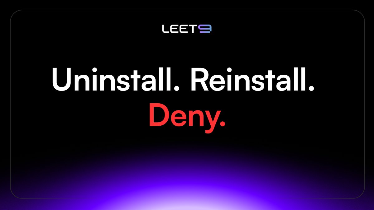 TeamLeet9's tweet image. I rage uninstall.
Then reinstall because I “wasn’t even playing seriously.”
Brother in Christ, you were sweating.