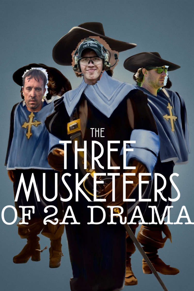 No1_ImPoRtAn7's tweet image. After following these three for some time now, all I see them as is "The Three Musketeers of 2A Drama" and always looking for their next noble internet fight over some bullshit.
From L-R
Matt Pranka- Xray Alpha LLC
Lucas Botkin- @LucasBotkin
Ben Stoeger- @ShootingProShop