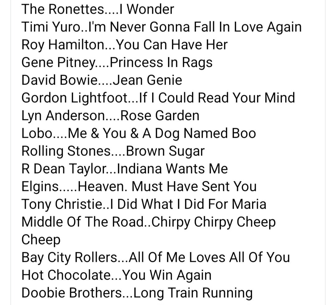 Years98fm's tweet image. Here's the recording of the latest Golden Years Show from @phoenixfm.
phoenixfm.com/2025/06/28/the…
Here's the playlist (click photo for full list)