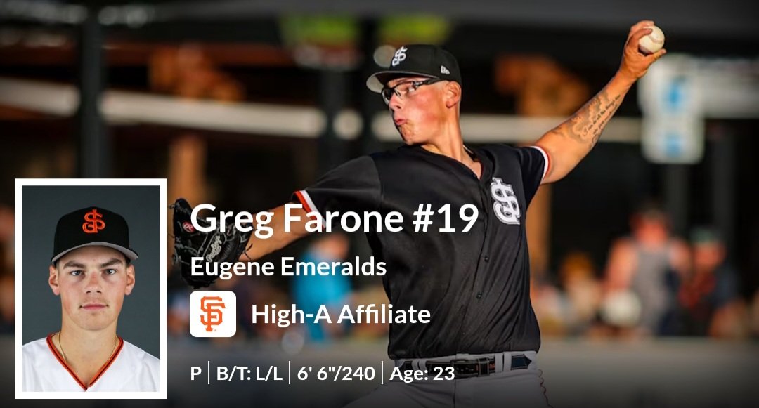MiLB
I missed the news earlier this week, but former <a href="/HerkimerGeneral/">Herkimer Generals</a> Greg Farone has been promoted from San Jose to the High-A Eugene Emeralds.