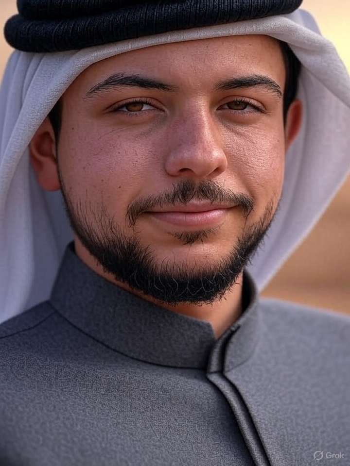 أميرنا الغالي الحسين بن عبدالله يا ابن الهاشميين، وريث العز والكرامة كل عام وأنت درع الأردن وسيفه وتاجُ على رؤوسنا، نسأل الله أن يمدك بالعمر المديد والصحة الدائمة وأن يحفظك للوطن ذخرا وسندا،
 عيدك يا سيدي هو عيد كل أردني يرى فيك الأمل والمستقبل، كل عام وأنت بخير يا أمير القلوب🇯🇴