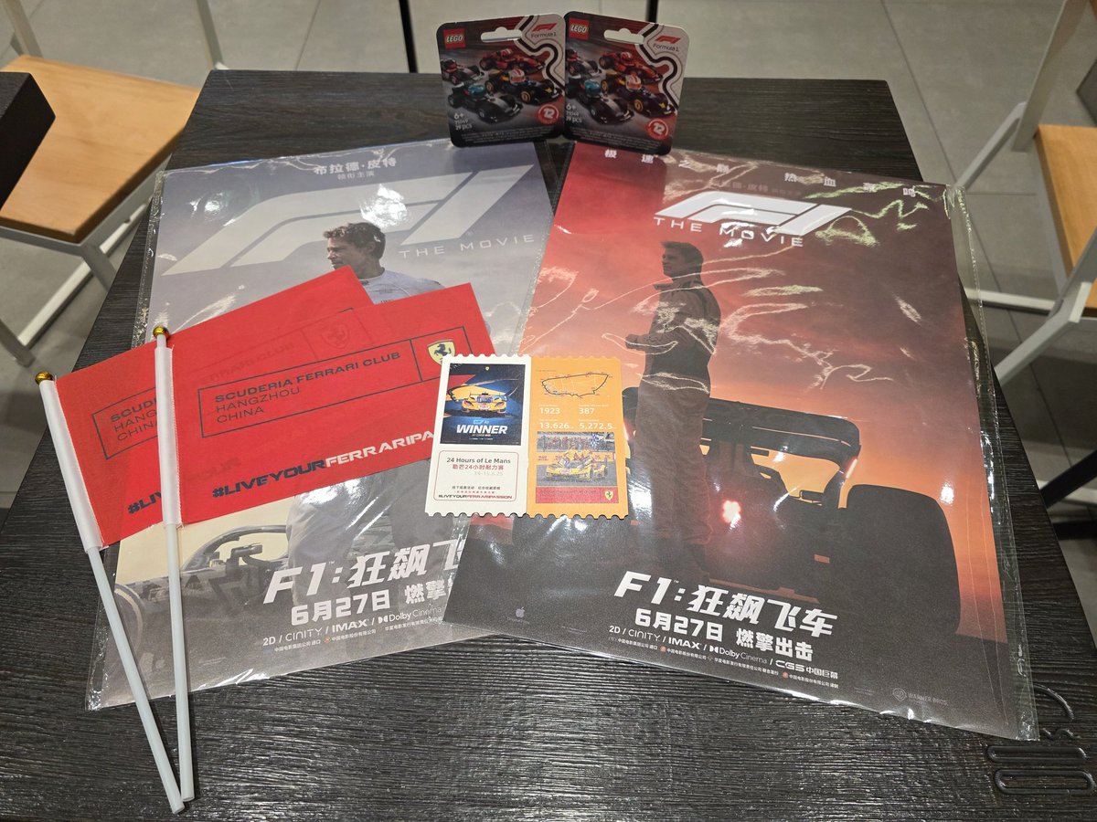Forza Ferrari!!!
F1这部电影墙裂推荐！
#Ferrari #Tifosi #F1 #F1TheMovie