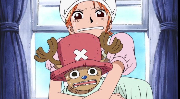 namipalette's tweet image. nami and chopper 🥹