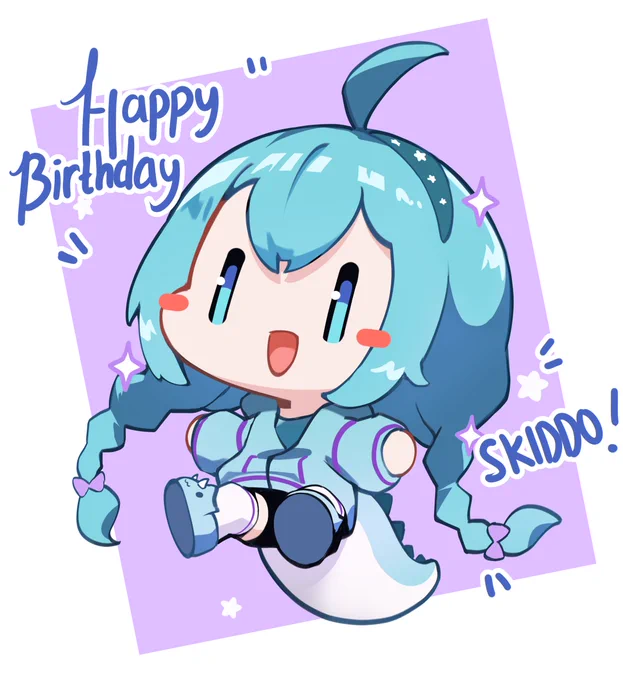 Happiest Birthday to my vt child Skiddo !! and the biggest congratulations for reaching 10K ! keep shining our brightest star #skiddart