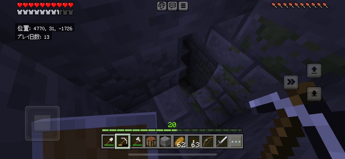 ひさびさにエンドラRTA続き、からの要塞見っけた。遠かった、、、長かった、、、あ、要塞特定する時はブロック縦積みしてから投げると地面に埋まって消失！？っていうことを防げるのでお勧めします。
#Minecraft #マイクラ #ついにEND間近