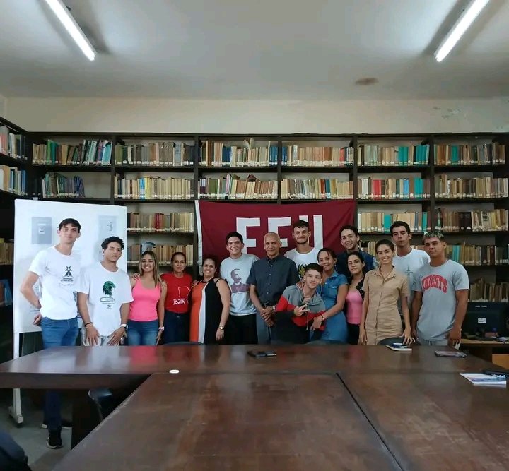 Intercambiamos con el Consejo de la FEU de la  Universidad de Pinar del Río. #UJCuba