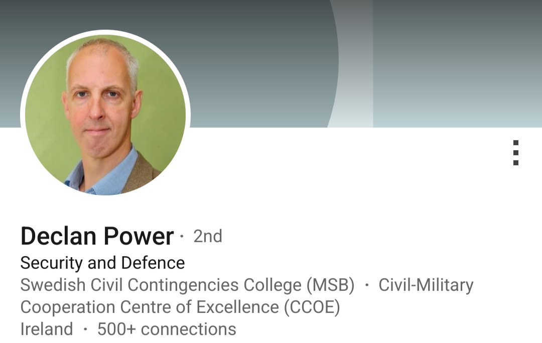 RaezerSharp's tweet image. &quot;Expert&quot; Declan Power works for NATO. Say no to war mongers, especially those who have a vested interest in the war machine. Ireland is safer as a neutral country than as a NATO lackey.