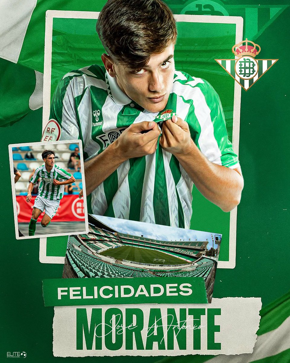🎉 ¡Hoy celebramos los 1️⃣8️⃣ del talento y promesa de Morante Jr. ¡Sigue trabajando duro y alcanzando tus sueños en el campo! 🏆⚽️

Juntos a por todas 🤜🏻🤛🏻🚀

#EliteInternacional #JugadorElite