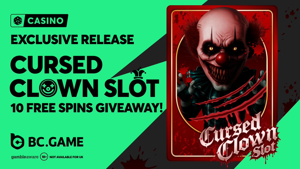 🎪 CURSED CLOWN FREE SPINS CARNIVAL

⏳ Last few hours to grab today’s Free Spins!

Wager $10+ on Cursed Clown and unlock 10 Free Spins before the clock runs out.
Spin. Refresh. Claim. Repeat daily till June 28.

Claim Free Spins Now: bcg.bet/CursedClown-FS