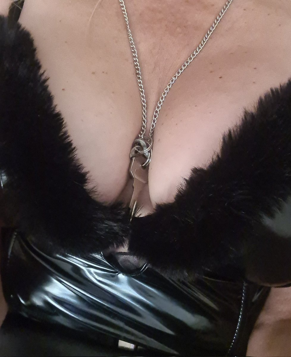 It's only fair I display his keys. Reminding him who he belongs to.
