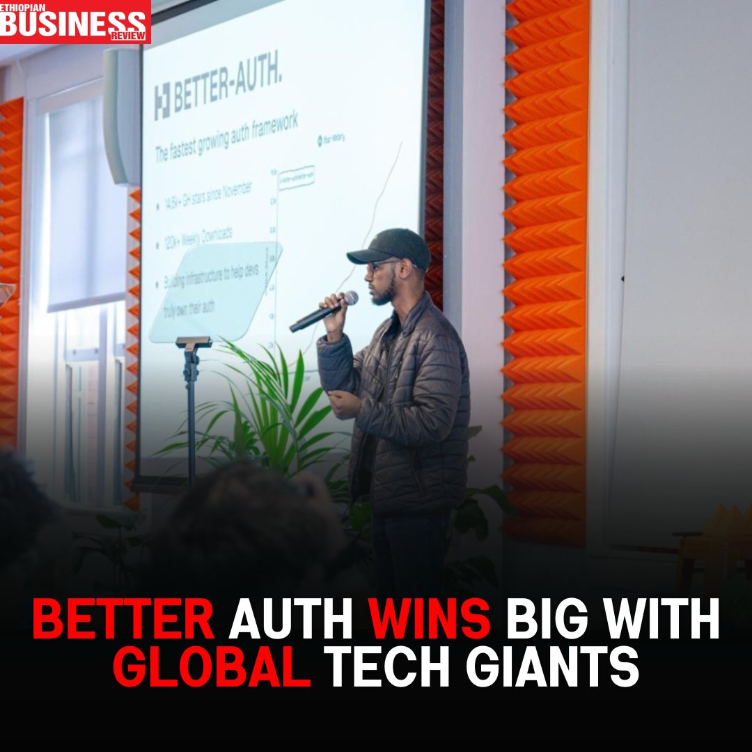 Ethiopian Business Review (@ebrnews) on Twitter photo Ethiopian programmer Bereket Engida raised USD5M for Better Auth — an open-source authentication tool built from Addis Ababa. Backed by <a href="/ycombinator/">Y Combinator</a> & Peak XV, it’s now a global hit with 150K+ weekly downloads.
Read more: ethiopianbusinessreview.net/ethiopian-deve… Ethiopian programmer Bereket Engida raised USD5M for Better Auth — an open-source authentication tool built from Addis Ababa. Backed by <a href="/ycombinator/">Y Combinator</a> & Peak XV, it’s now a global hit with 150K+ weekly downloads.
Read more: ethiopianbusinessreview.net/ethiopian-deve…