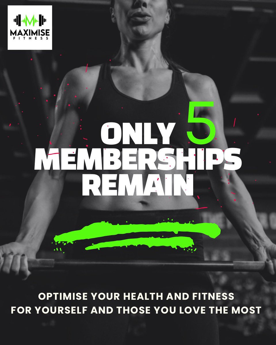 Over 30’s
247 365 access
Free parking 
Maximum memberships 35
121 coaching 
Bespoke programme 
All abilities welcome 
Get strong mentally and physically, lose body fat, build muscle 
Be happy with who you’re looking at in the mirror 
£249pcm
07800576493