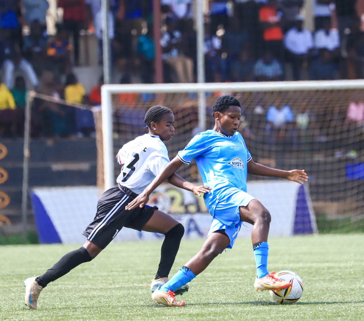 Half-Time! FUFA Women's Cup 2025 Final 

Amus College WFC 0-0 Kawempe Muslim LFC 
📍 MTN Omondi Stadium, Lugogo

#WomenFootballUG
