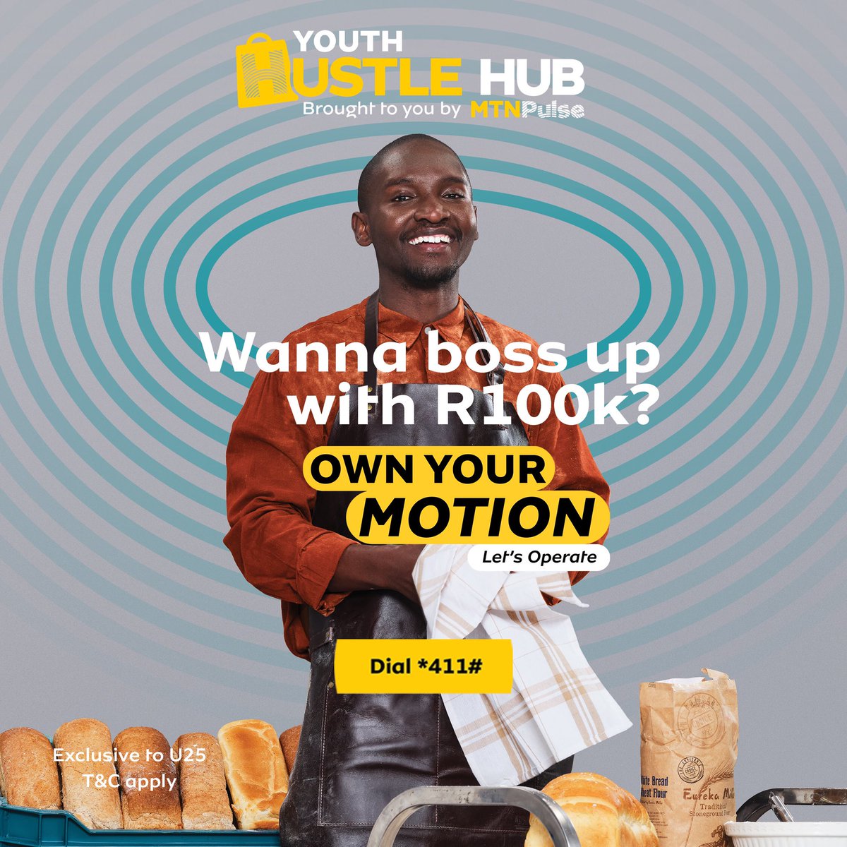 MTNza's tweet image. We’re dropping R100K for the boldest young bosses in the game!
The Youth Hustle Hub is back and your hustle = your ticket. R100K is up for grabs. Make it count.
H O W T O E N T E R :
1. Post a 60-second video of you telling us about your grind
2. Use #YouthHustleHub2025…