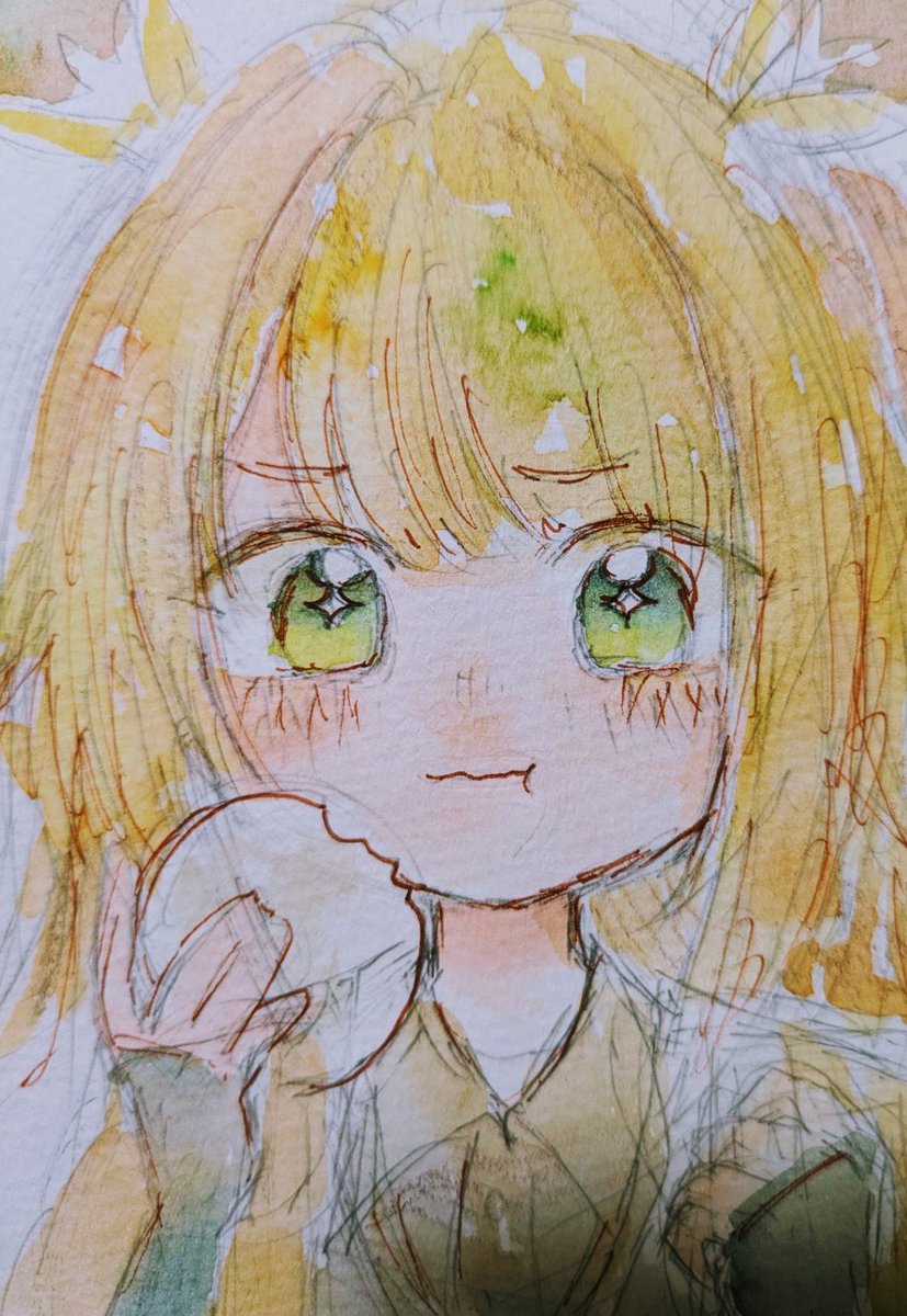 引けたから描いた　#ゼンゼロ　#橘福福　#透明水彩