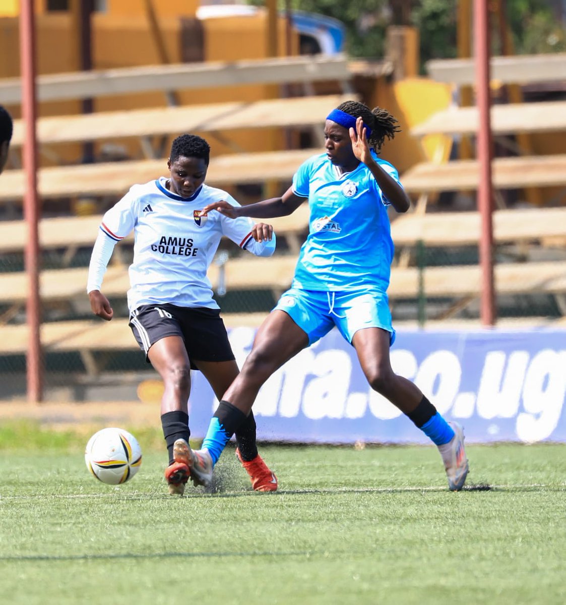 Half-Time! FUFA Women's Cup 2025 Final 

Amus College WFC 0-0 Kawempe Muslim LFC 
📍 MTN Omondi Stadium, Lugogo