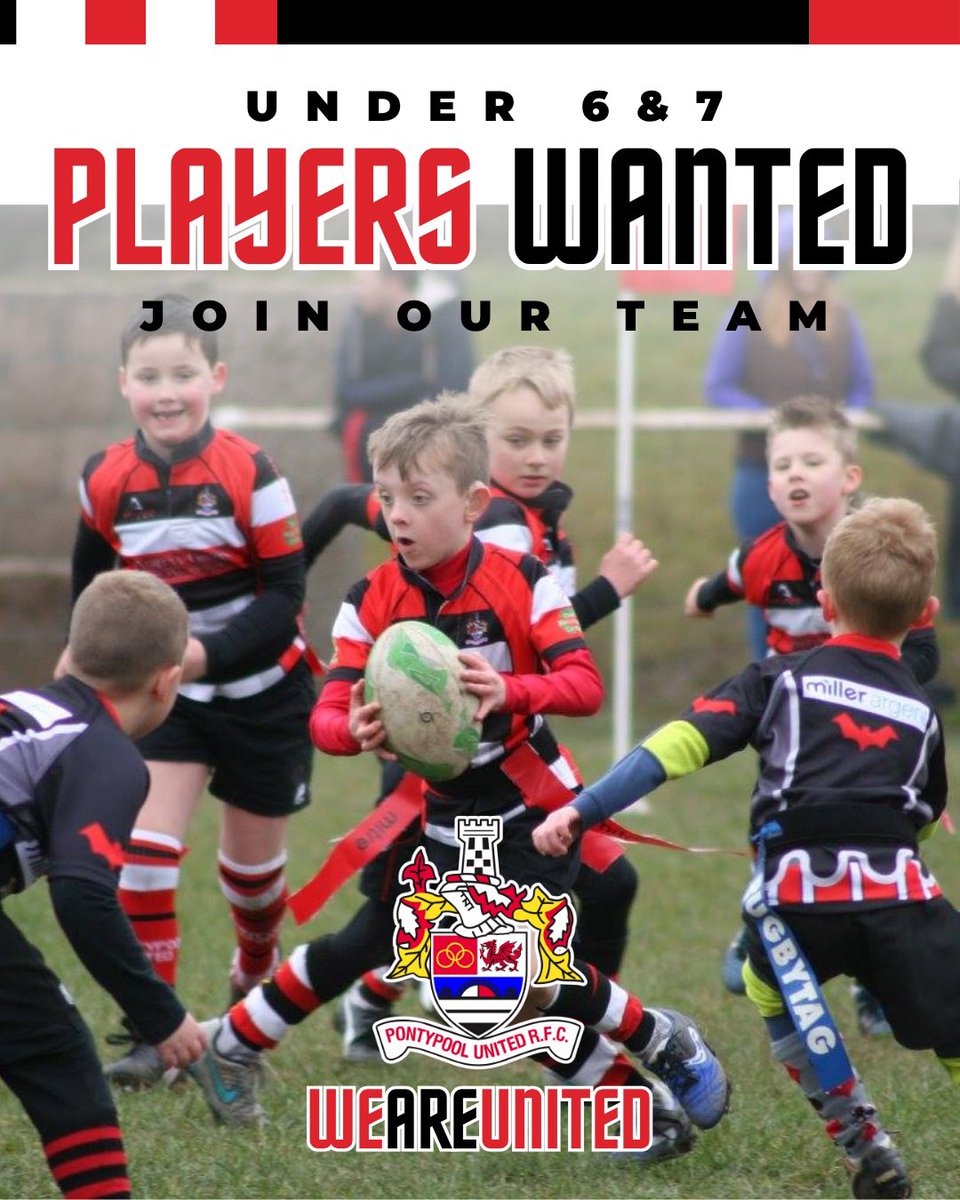 Pontypool United M&J (@ppoolutdmandj) on Twitter photo π£πππ¬ππ₯π¦ πͺππ‘π§ππ β π¨π² ππΌ π¨ππ²
Player registration & the transfer window are open for the 2025-26 season.
We offer a proven pathway from U6 through to U16, Youth, & Senior rugby. New players welcome.
Spaces are limited, donβt miss out!
#WeAreUnited πΎπͺπ π£πππ¬ππ₯π¦ πͺππ‘π§ππ β π¨π² ππΌ π¨ππ²
Player registration & the transfer window are open for the 2025-26 season.
We offer a proven pathway from U6 through to U16, Youth, & Senior rugby. New players welcome.
Spaces are limited, donβt miss out!
#WeAreUnited πΎπͺπ