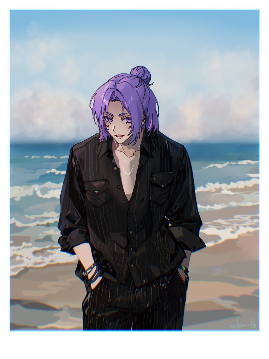 summer days 🤍💜
#bluelock #nagireo #ngro #ブルーロックFA