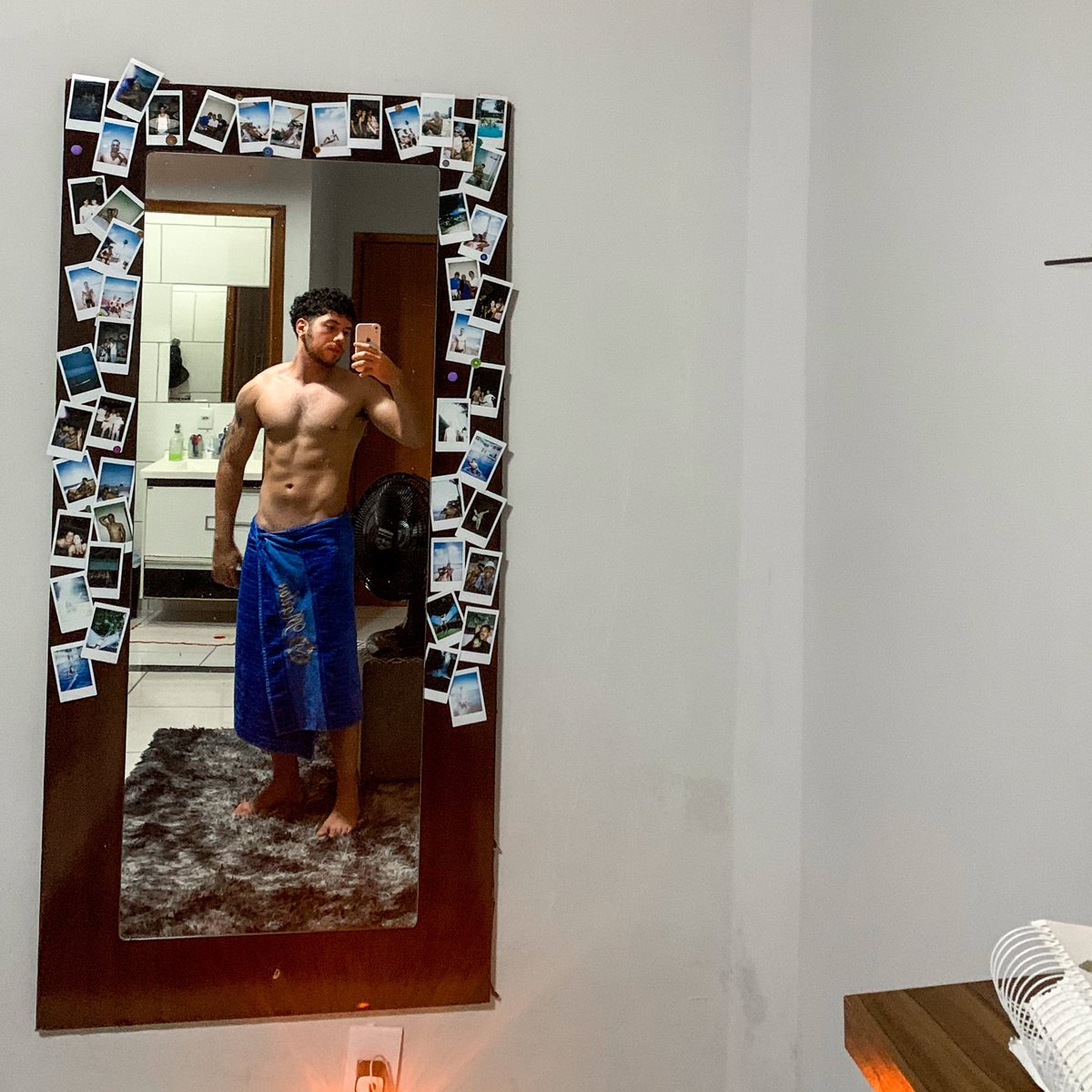 olhem que linda a toalha que ganhei de uma paciente 😍