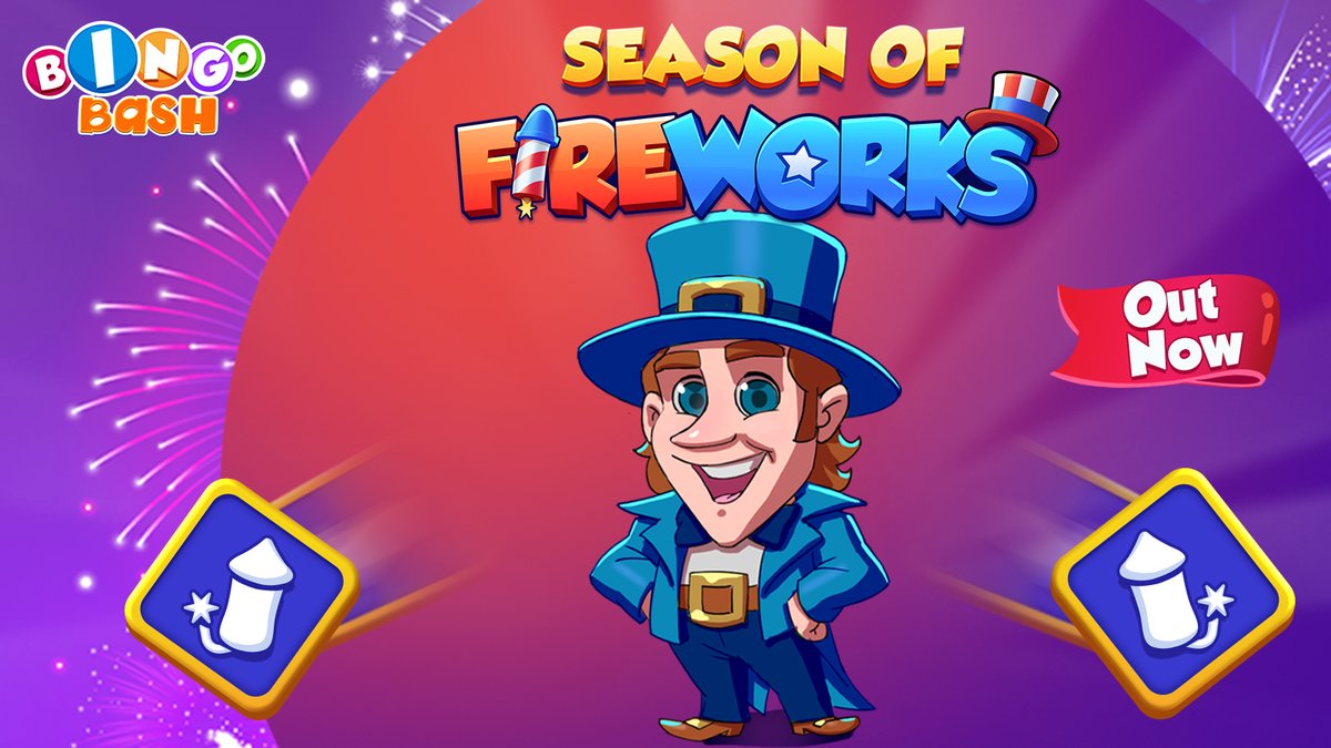 PlayBingoBash's tweet image. 🎆 The Season of Fireworks has arrived in Bingo Bash! Don’t miss your FREEBIE—it’s bursting with fun! 🎁💥

🎇 If you were a firework, what would your style be?
A) Loud &amp;amp; proud 💣
B) Sparkly &amp;amp; sweet ✨

FREEBIE▶️ bit.ly/4ltjXx0 

#BingoBash #FreebieFun #SeasonOfFireworks
