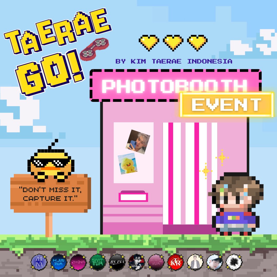 ✮✭✮𝙏𝘼𝙀𝙍𝘼𝙀 𝙂𝙊! ✮✭✮

👾 2025 𝗞𝗶𝗺 𝗧𝗮𝗲𝗿𝗮𝗲 𝗕𝗶𝗿𝘁𝗵𝗱𝗮𝘆 𝗣𝗿𝗼𝗷𝗲𝗰𝘁 👾

_𝙋𝙃𝙊𝙏𝙊𝘽𝙊𝙊𝙏𝙃 𝙀𝙑𝙀𝙉𝙏🤖🎮

🗓️  1 – 31 Juli 2025
📍 Photobooth di 43 Kota di Indonesia

_𝘔𝘰𝘳𝘦 𝘥𝘦𝘵𝘢𝘪𝘭 𝘐𝘯𝘧𝘰𝘳𝘮𝘢𝘵𝘪𝘰𝘯 𝘰𝘯 𝘣𝘦𝘭𝘰𝘸 ⬇️

#TAERAE_GO_TAERAE