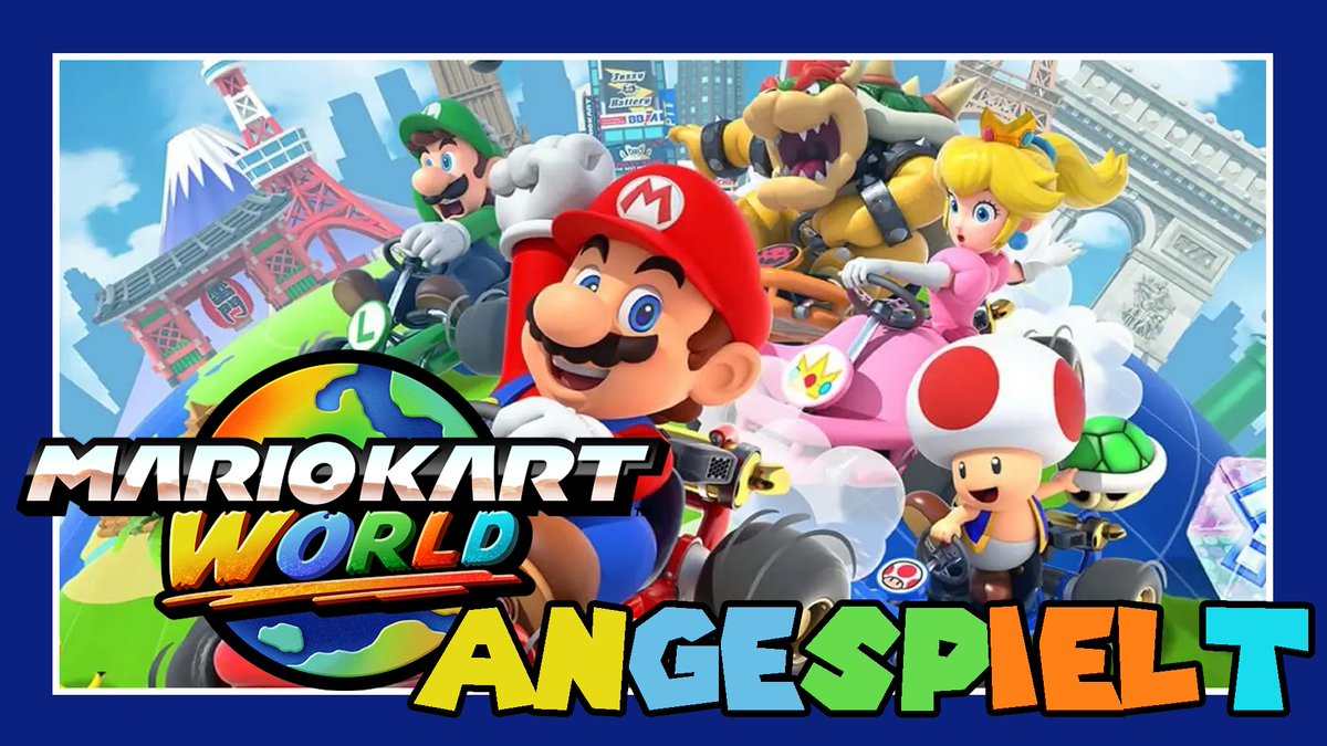 Es ist Zeit für eine neue Ära und dazu ein neues Angespielt. Wir spielen Mario Kart World auf der Brandneuen Nintendo Switch 2. youtu.be/w77TtCVDVug  #youtube #mariokartworld #angespielt #support