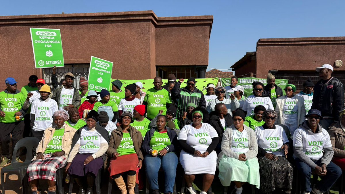 ActionSA_GP's tweet photo. ActionSA congratulates Thabitha Mashegoana on her election as Emfuleni Ward 28 Branch Chairperson. We're committed to rebuilding our structures who will serve residents ward by ward.
#LetsFixMunicipalities
#GautengGettingGreener https://t.co/yNdPgz89E1