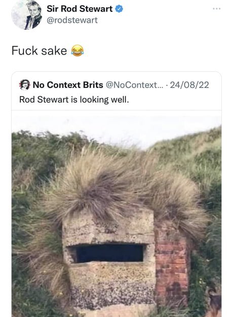 As Rod Stewart prepares to headline Glastonbury, it’s time to remember his contribution towards the greatest social media exchange of all time.