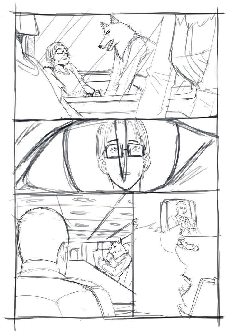 MattCReal's tweet photo. Just Animals Issue 2 Page 24 WIP
#Justanimals #humanOC #OC #GhostTroupe #wolf #interrogation #police #comic #graphicnovel #webcomic #biopunk #Issue2 #Page24
***
See full color version here: https://t.co/blRrskAly6
***
Art by Ghost-Troupe https://t.co/tw1o4sMnHC