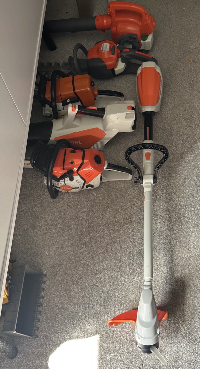 Waiting to get in the garden with the children showing them thei machines and what they do , for more go to #WorldRadioGardening.com