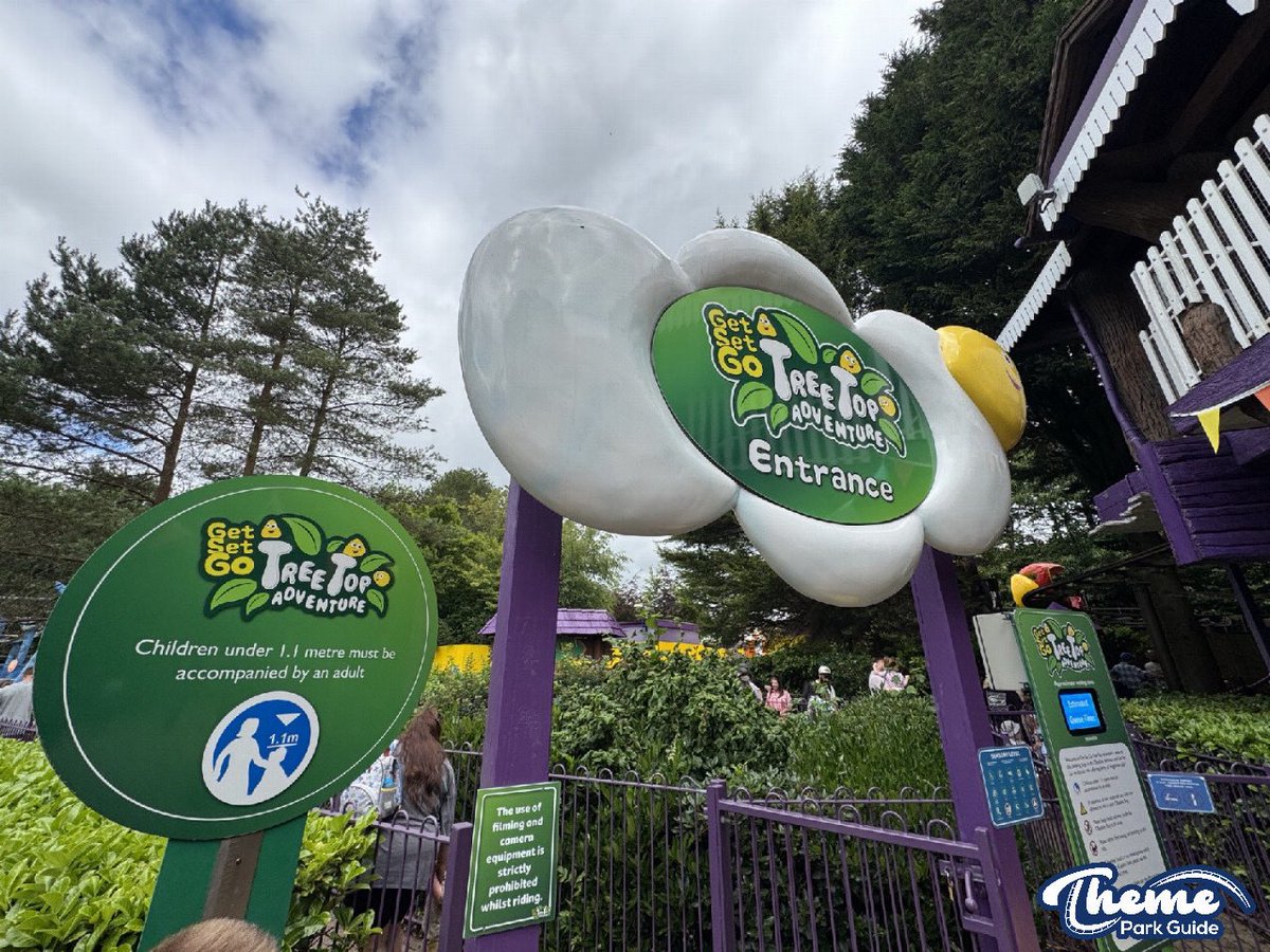 ThemeParkGuide's tweet image. Get Set Go Tree Top Adventure has reopened following its reroute.
Remember, no filming on ride!
#AltonTowers