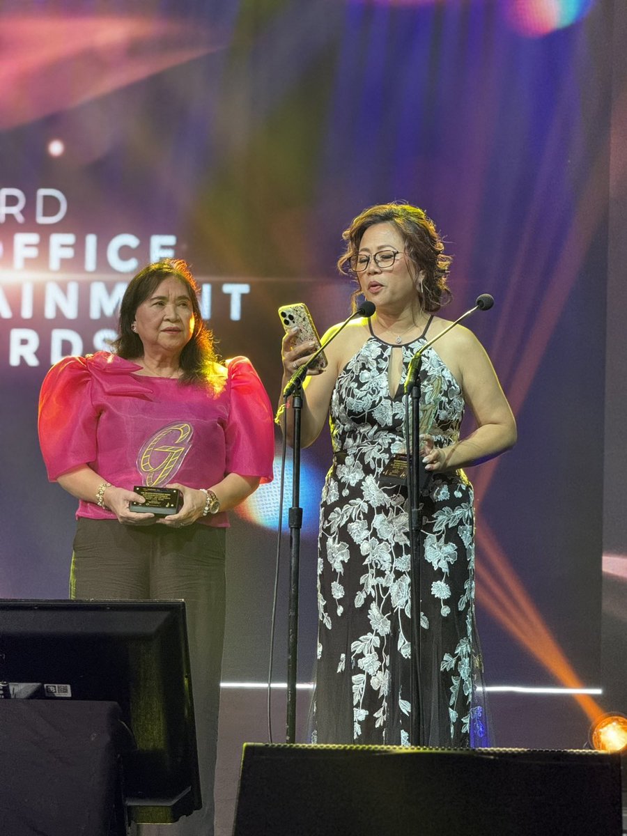A huge congratulations to the one and only Direk Cathy Garcia-Sampana for being named Most Popular Film Director at the Box-Office Entertainment Awards, presented by the Guillermo Mendoza Memorial Scholarship Foundation! 🏆

This much-deserved honor follows the incredible success