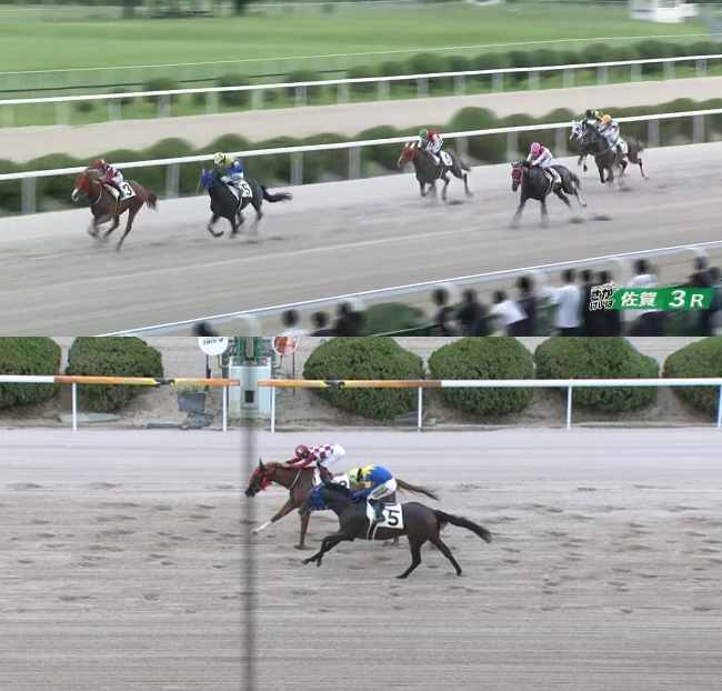 GuardLeader1945's tweet photo. 佐賀競馬所属の九州産馬エイシンアヤメが今日も大活躍！ライバル馬を撃破し、見事勝利を飾りました。

エイシンアヤメはこれで三連勝★★★

おめでとうございます！本当にカッコよかったです♪
次のレースも横断幕持参で応援しようと思います。 https://t.co/X92fSaaHzP