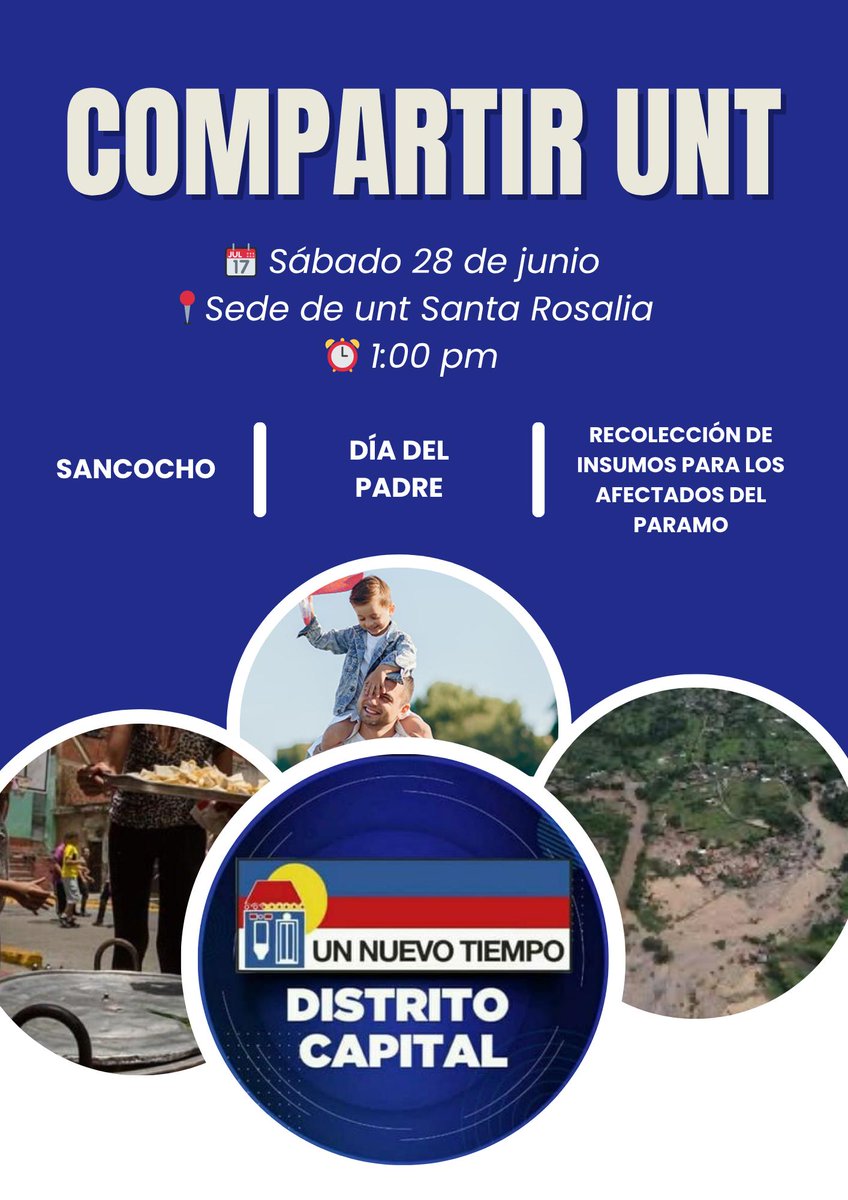#28junio, te invitamos a ser parte de una acción que puede marcar la diferencia en la vida de quienes más lo necesitan. En honor al Día del Padre, no solo celebraremos con amor y gratitud, sino que también nos uniremos para recolectar insumos destinados a los hermanos del páramo
