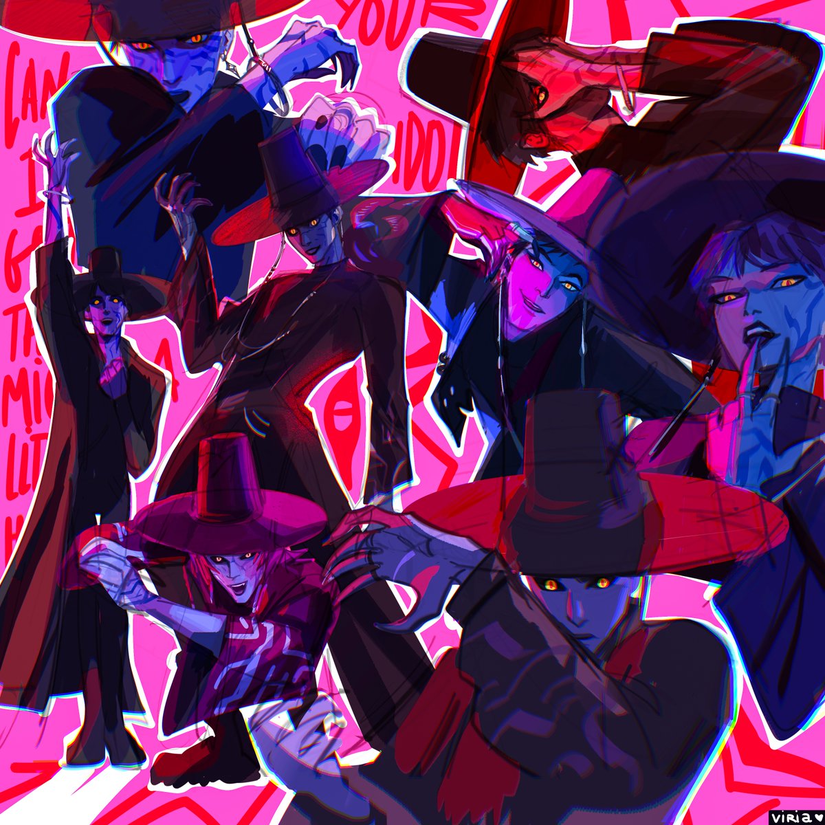 viria13's tweet photo. your idol sketches because I might be a bit obsessed with the song and their performance 
#KPOPDEMONHUNTERS https://t.co/mlChU39Ibm